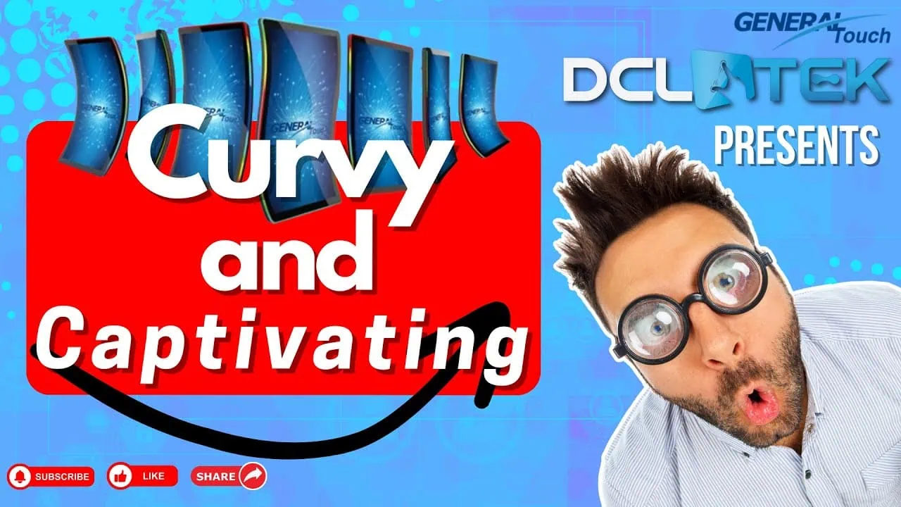 General Touch Curved Touch Monitors - C Shape 43" From DCLTEK