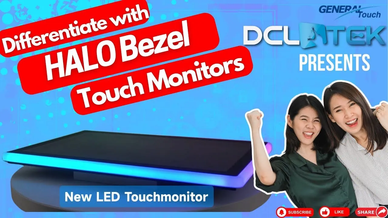 General Touch HALO BEZEL Monitors from DCLTEK