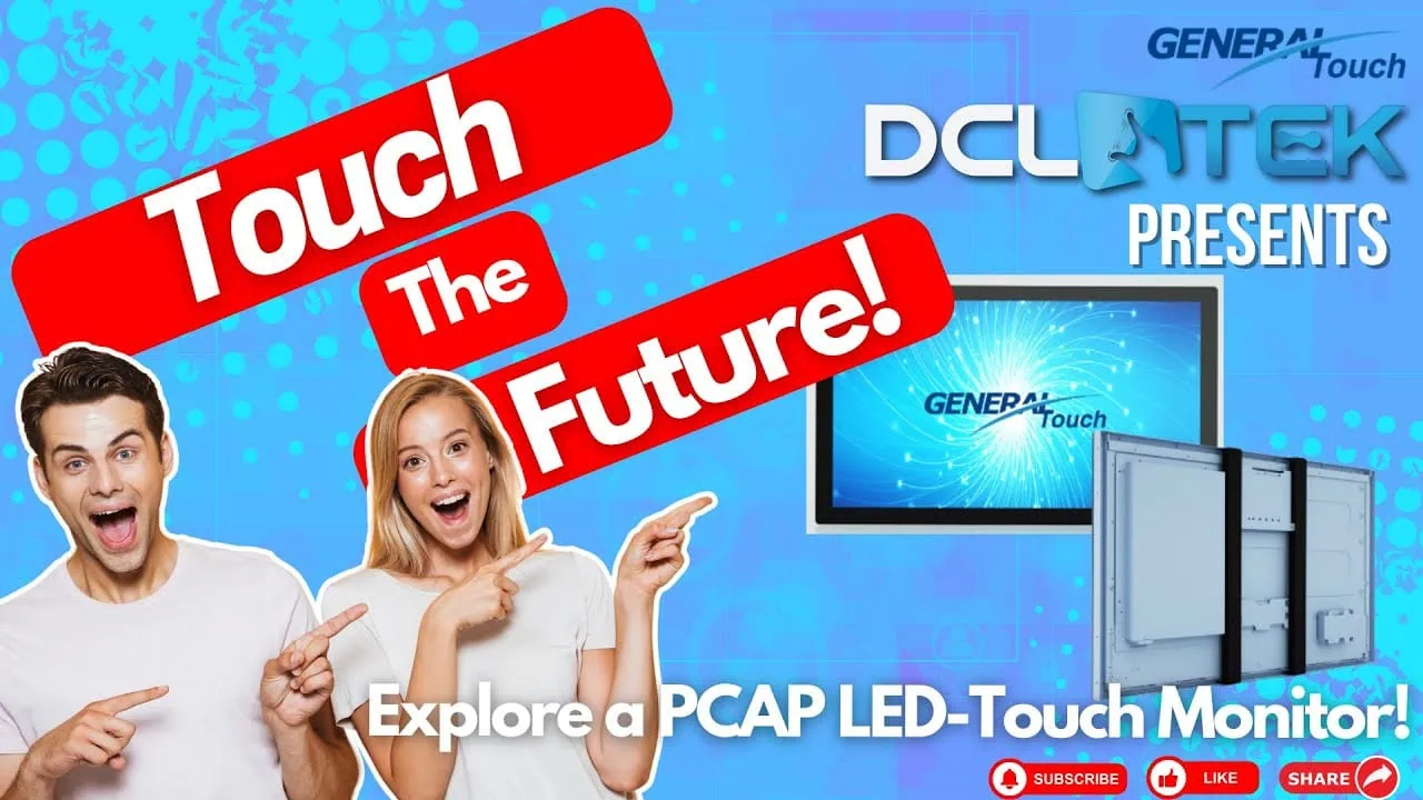 General Touch Open Frame Touch Monitors - 32" From DCLTEK